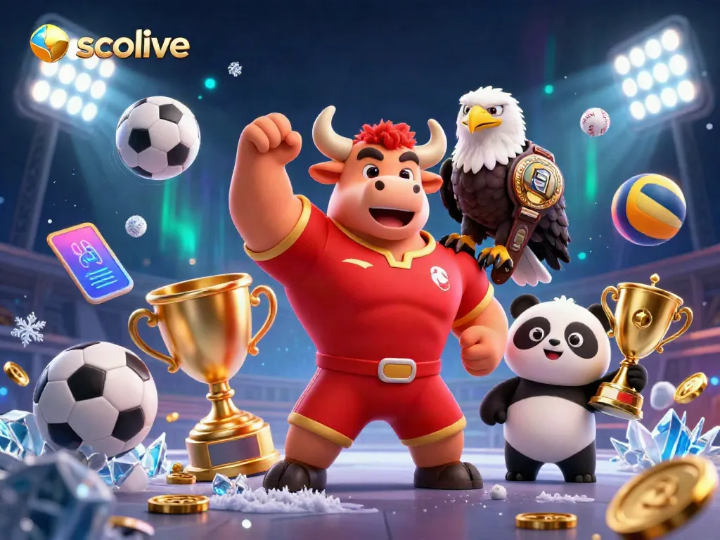 Socolive creates thrilling sports betting experiences, showcasing victory through engaging characters and dynamic visuals.