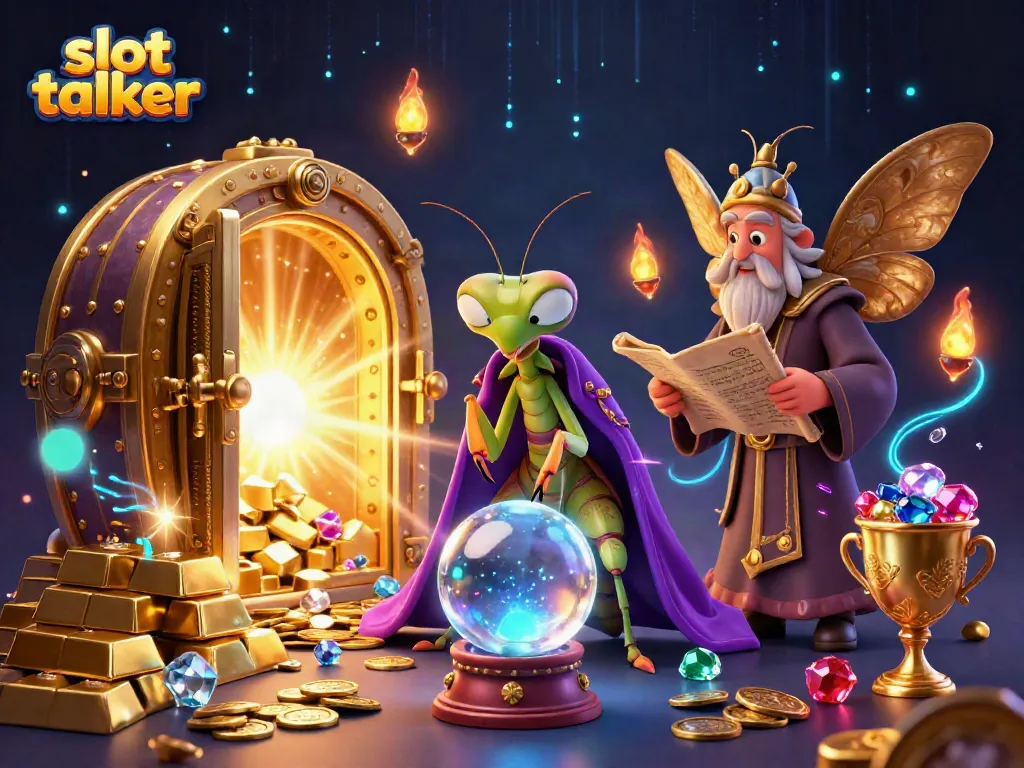 Experience the slot talker community with a vibrant, mystical scene full of treasures and fortune-telling.