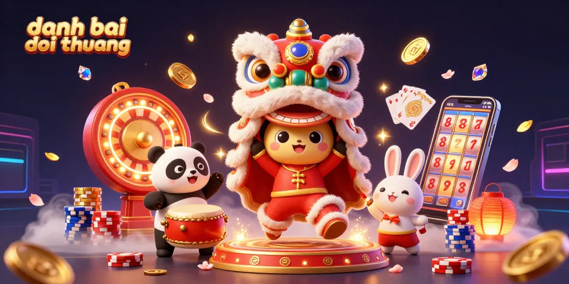 Experience the thrill of danh bai doi thuong with vibrant characters and exciting casino elements.