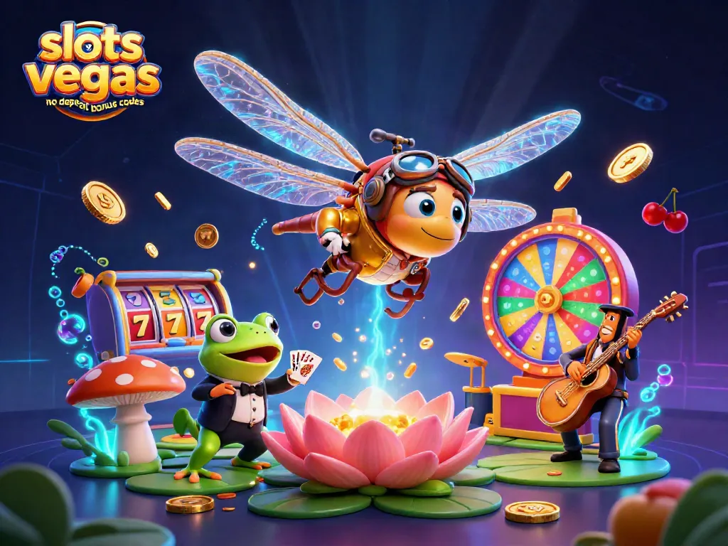Experience the thrill of slots of vegas no deposit bonus codes in a vibrant casino scene with dynamic game elements.