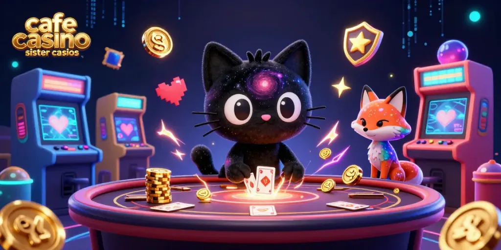Engage with the thrilling world of cafe casino sister casinos featuring vibrant characters and colorful game elements.