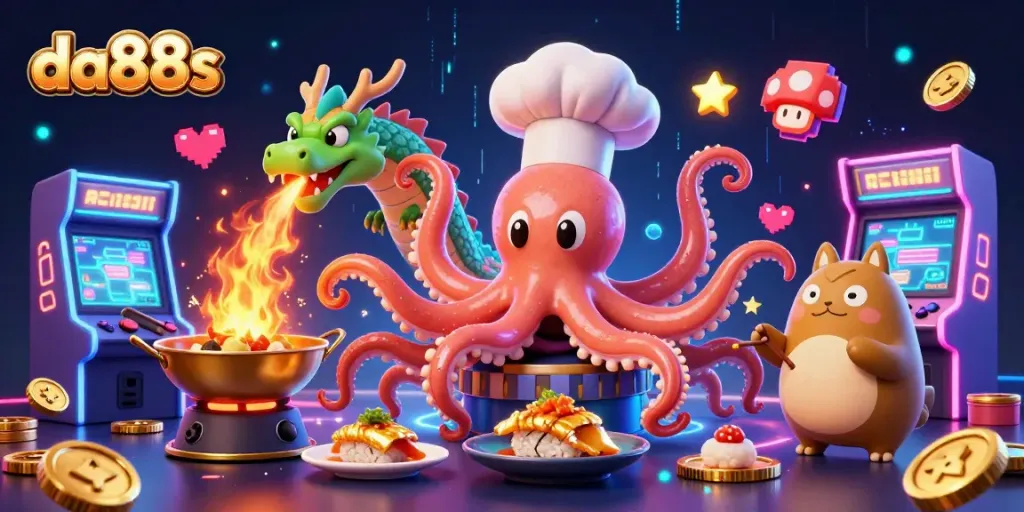 Players enjoy vibrant games and thrilling wins at da88s casino with colorful elements.