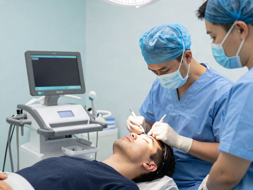 Hair Transplant Malaysia: Advanced SMART™ FUE procedure in a modern clinic.