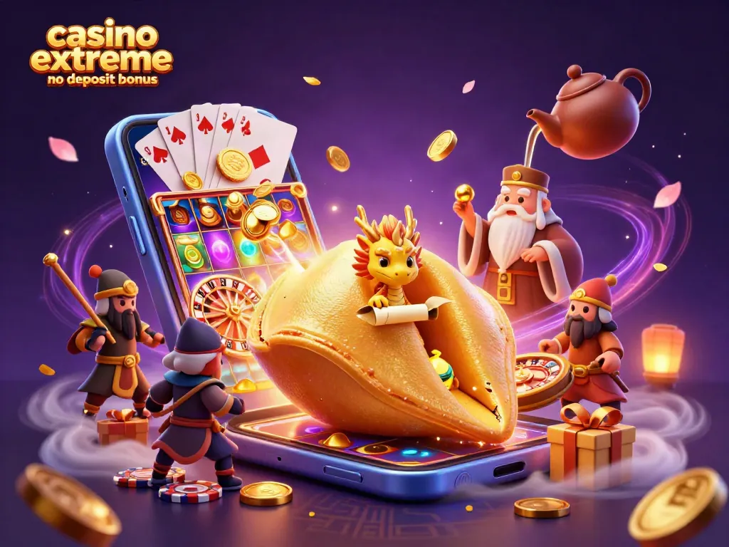 Experience the excitement with a casino extreme no deposit bonus featuring dragons and golden treasures.