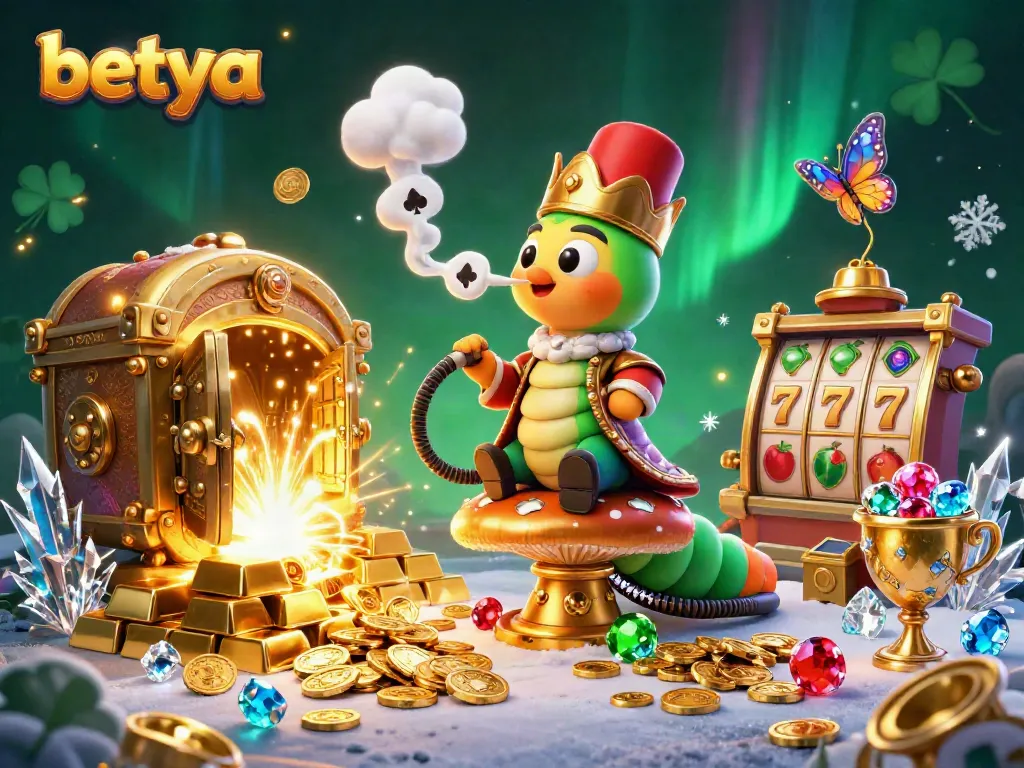 Experience thrilling wins with betya through vibrant casino elements depicted in 3D.