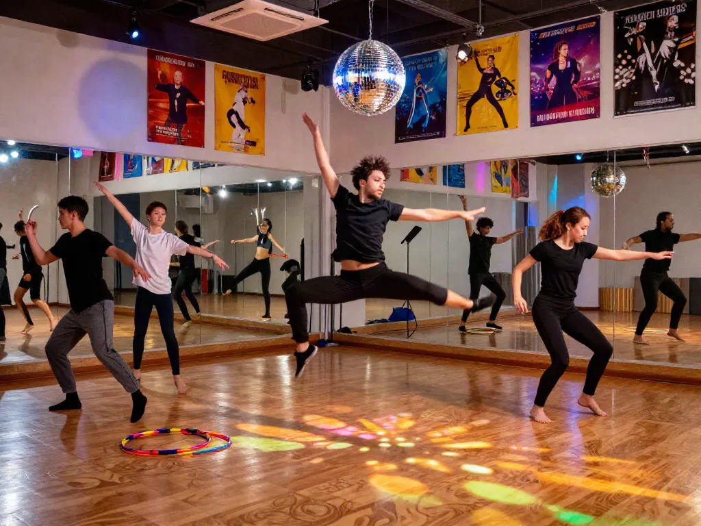 Vibrant dance performance at kineticsynergydancecompany.com showcasing dynamic movements and artistic expression.