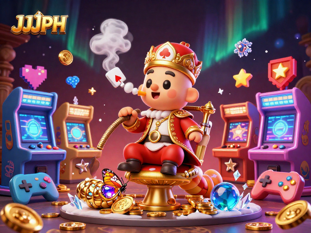 Indulge in gaming excitement with JJJPH's vibrant casino adventure featuring rich visuals and characters.