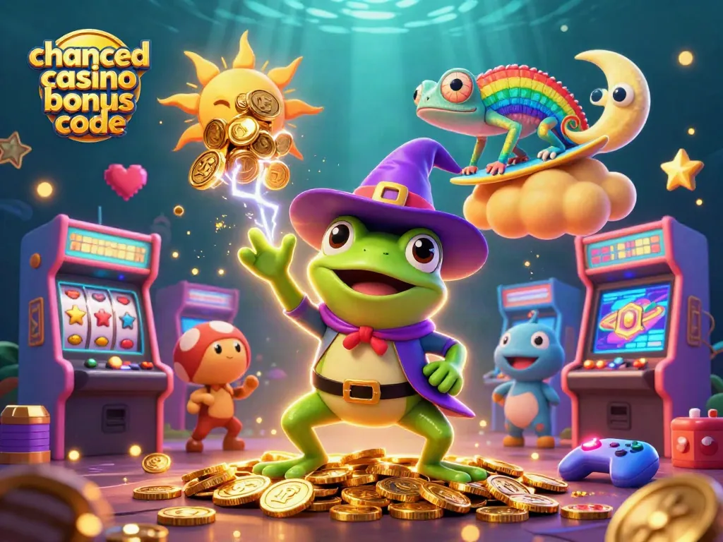 Experience exciting gaming visuals with chanced casino bonus code in an enchanting 3D environment.