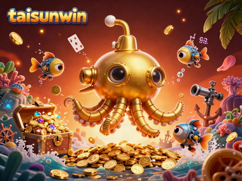 Experience immersive gaming excitement with taisunwin as you dive into a treasure-filled underwater scene.