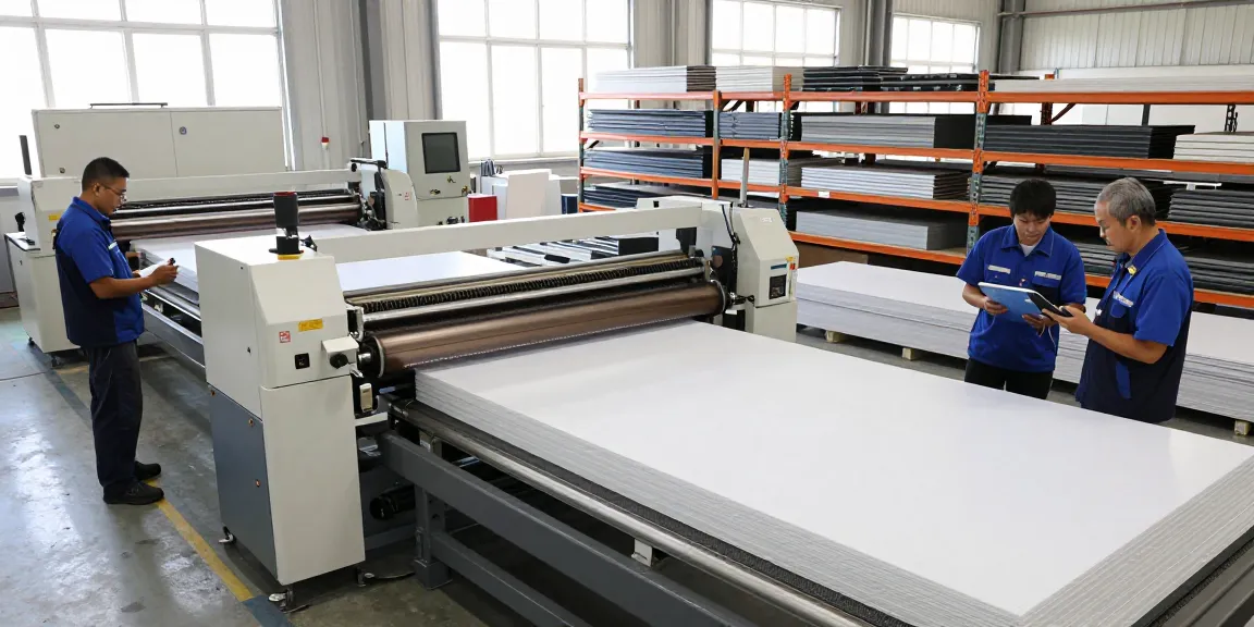Engineered Composites facility producing GRP products with safety protocols