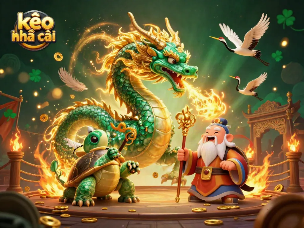 Experience the excitement of kèo nhà cái with dynamic characters and action-packed casino elements.